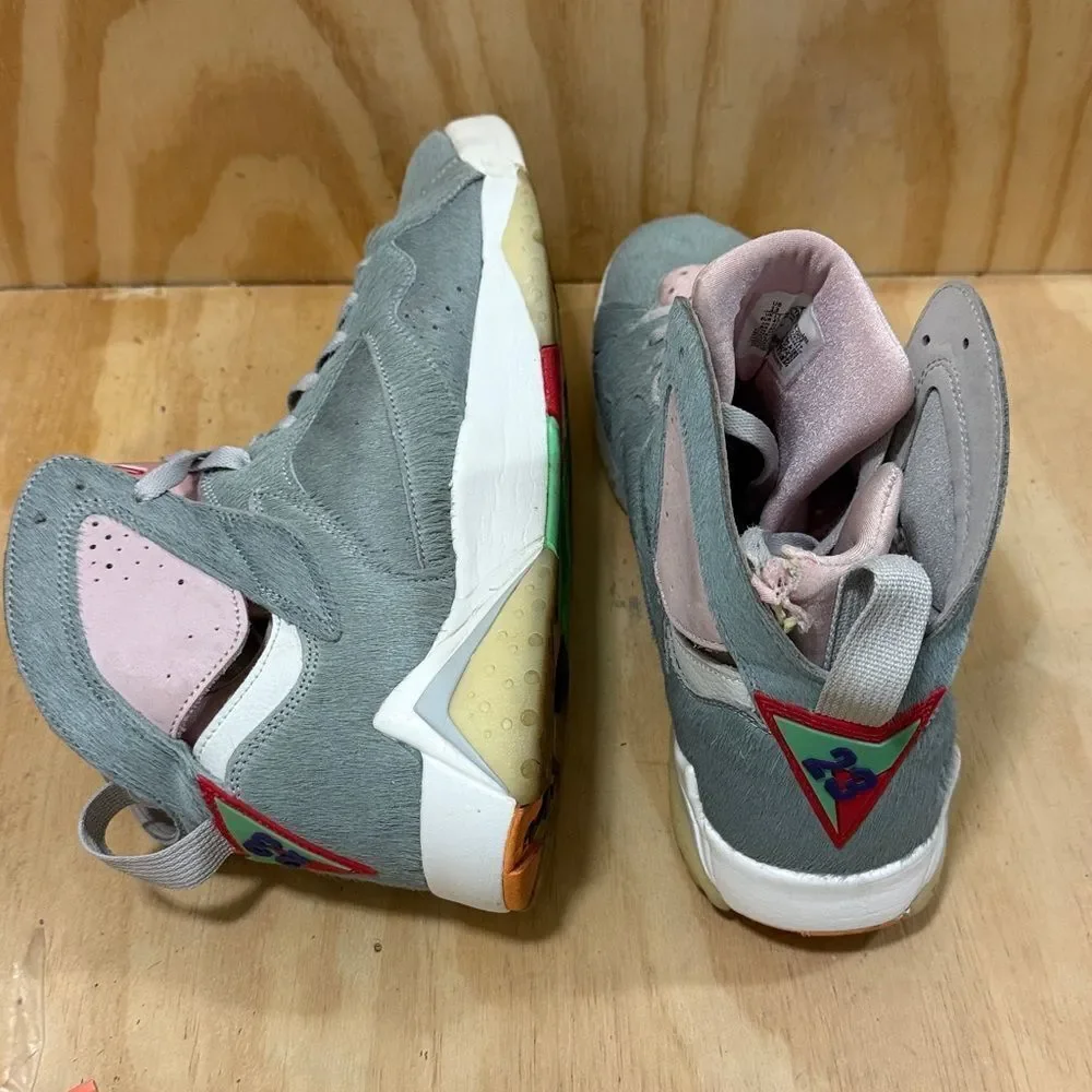 Mens Air Jordan 7 Retro SE Hare Shoes. CT8528 002 Neutral Gray Summit White 13